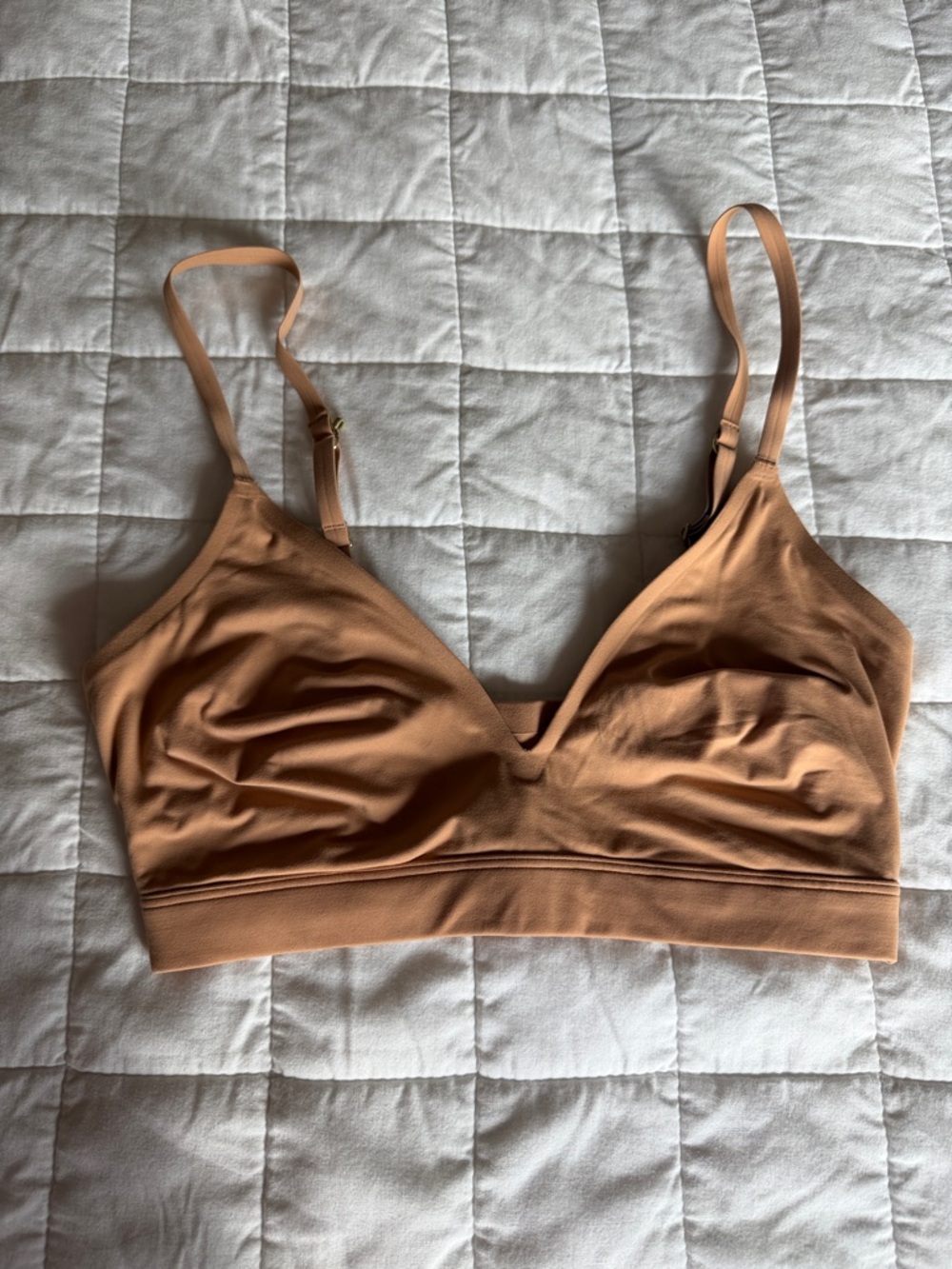 Abercrombie & Fitch Next to Naked Wireless Bralette - Tan